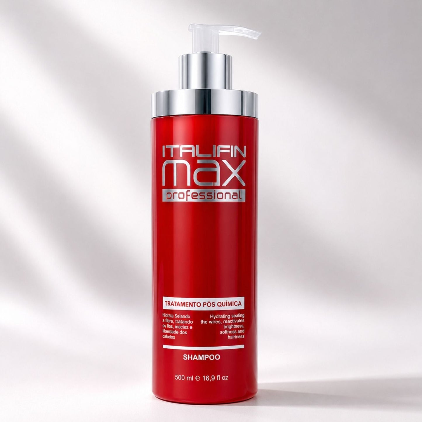 Italian Max Post Química Shampoo 500 ml para cabello tratado