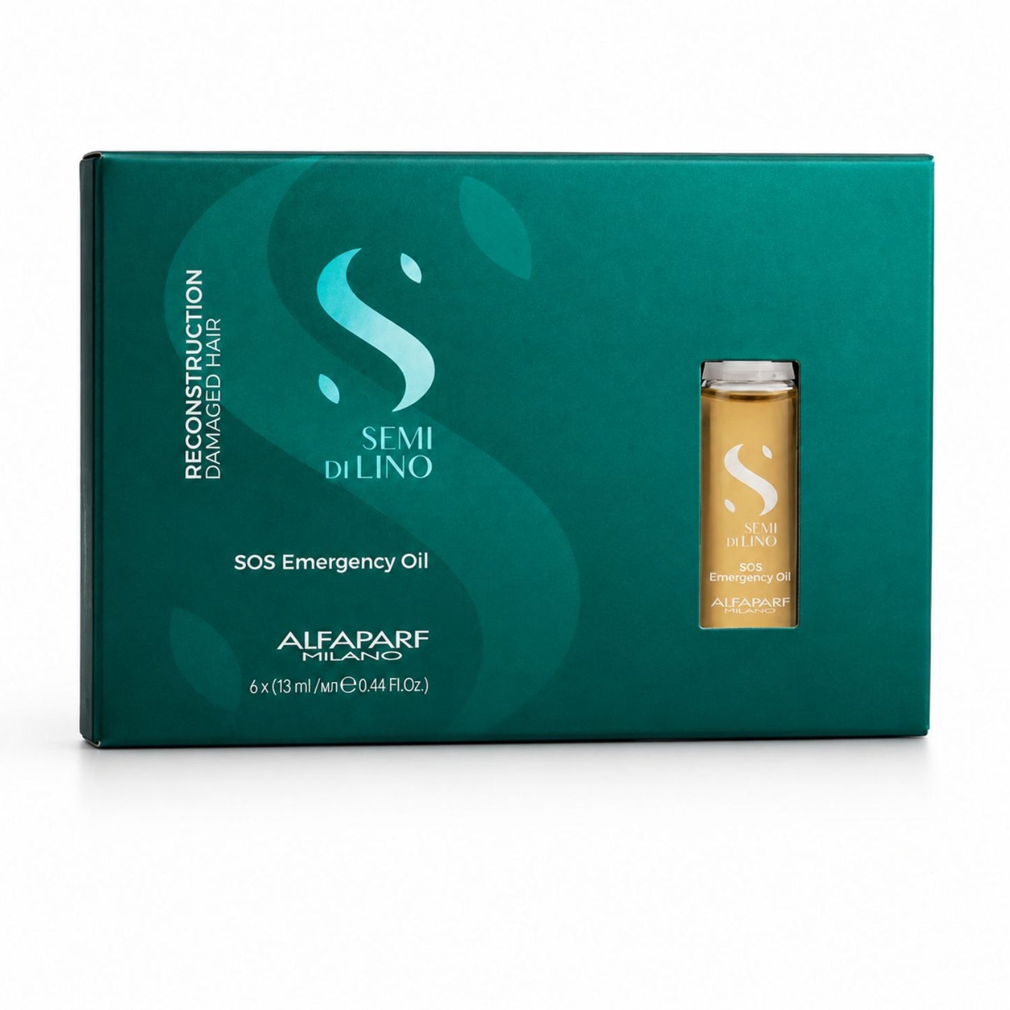 Alfaparf Semi di Lino Reconstruction SOS Emergency Oil 6 x 13 ml