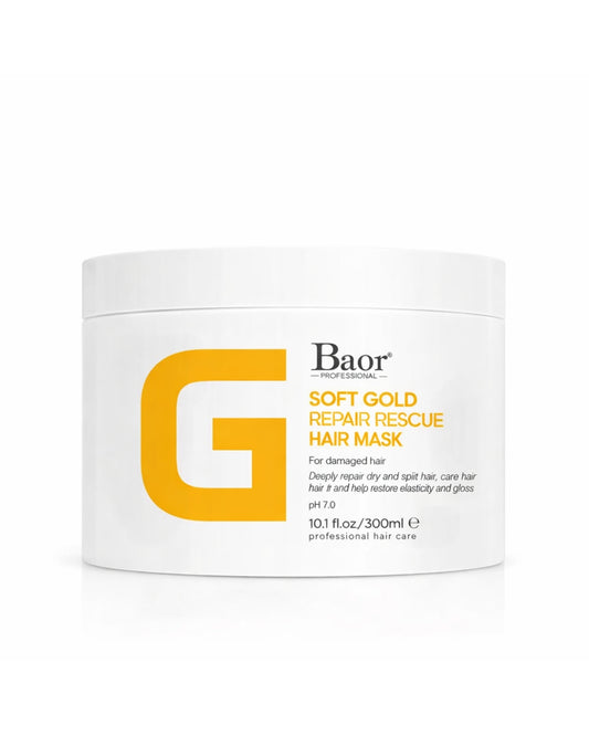 Pack Soft Gold Reparación y Calor BAOR - imagen principal de BAOR Mascarilla Soft Gold 300 ml