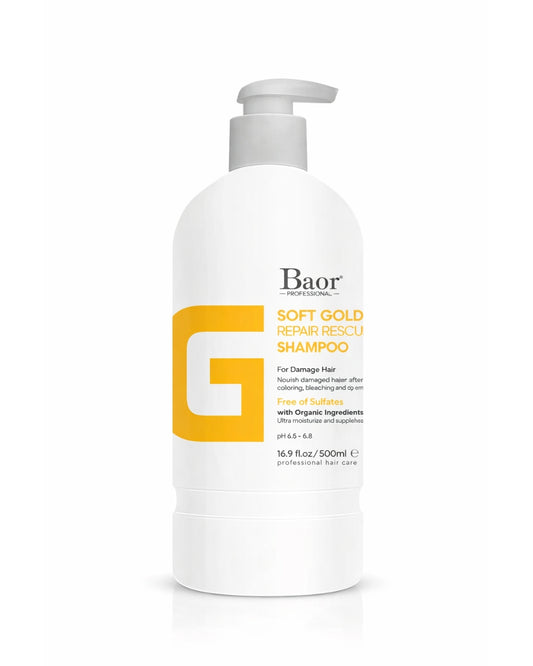 Pack Brillo Soft Gold BAOR - imagen principal de BAOR Shampoo Soft Gold 500 ml