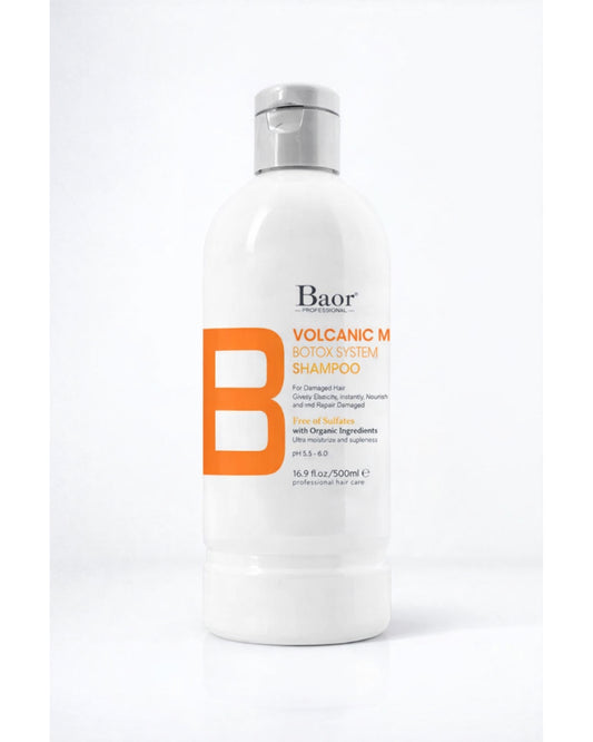 Pack Volcanic Detox e Hidratación BAOR - imagen principal de BAOR Shampoo Volcanic Mud 500 ml