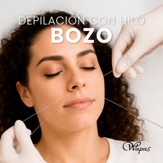 Depilación de bozo con Hilo