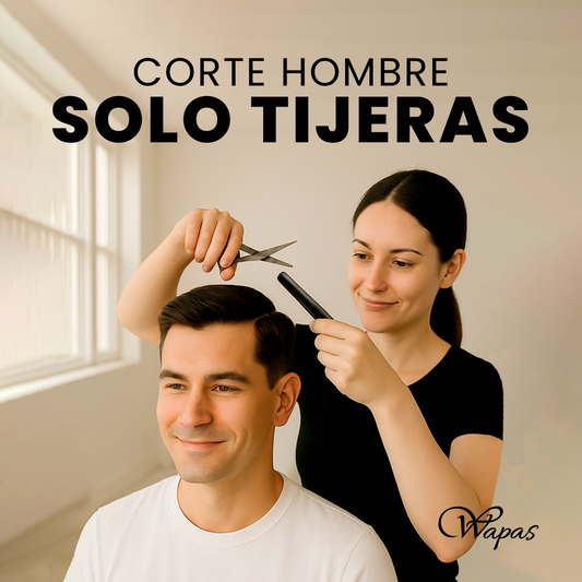 Corte hombre solo tijera