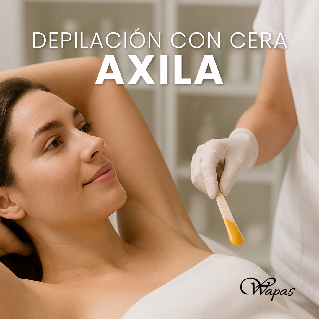 Depilación de axilas con Cera