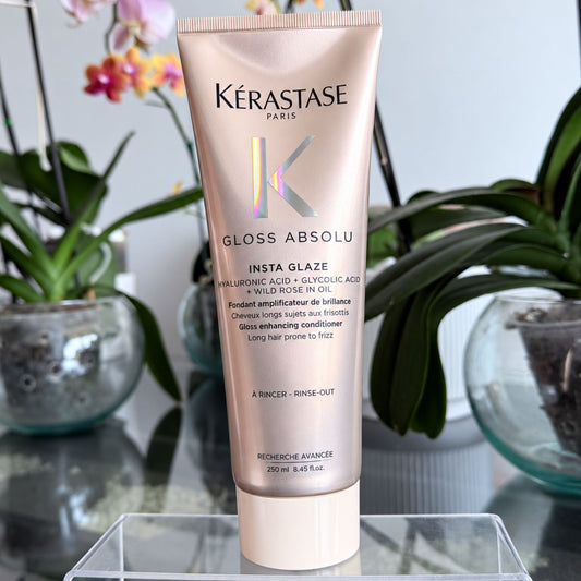 Acondicionador Kérastase Gloss Absolu Fondant Insta Glaze 200 ml del pack Navidad