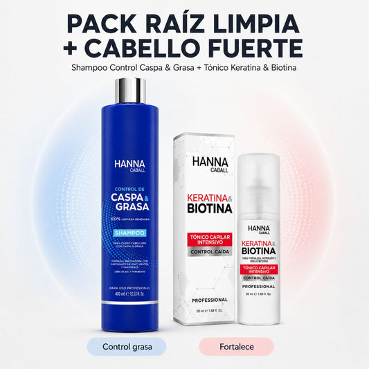 Hanna Caball Pack Raíz Limpia + Cabello Fuerte - vista producto