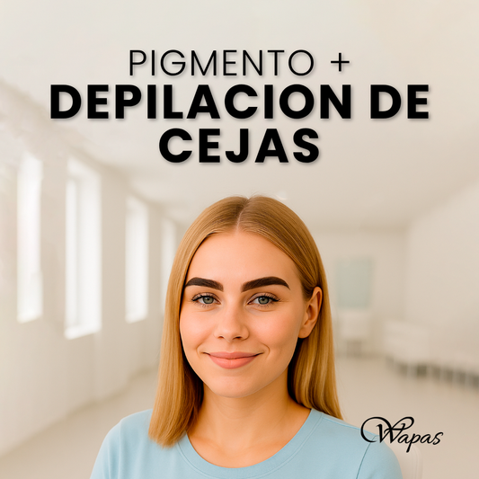 Diseño de cejas con pigmento + depilación