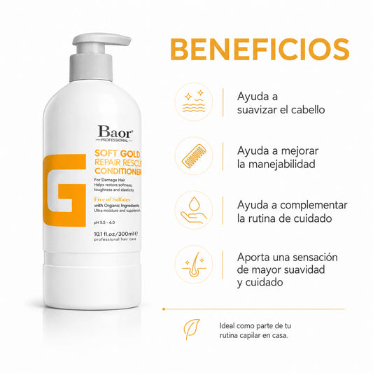 BAOR Acondicionador Soft Gold 300 ml
