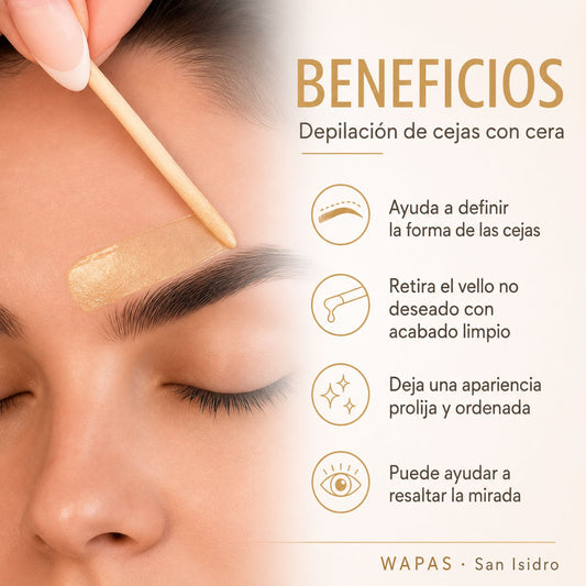 Depilación de cejas con cera en San Isidro | Wapas