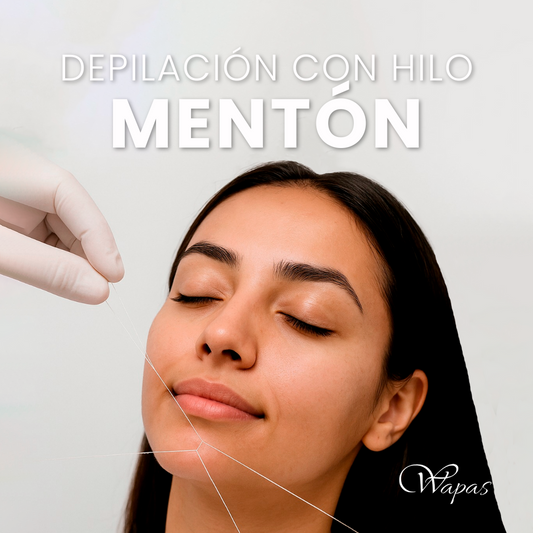 Depilación de Mentón con Hilo