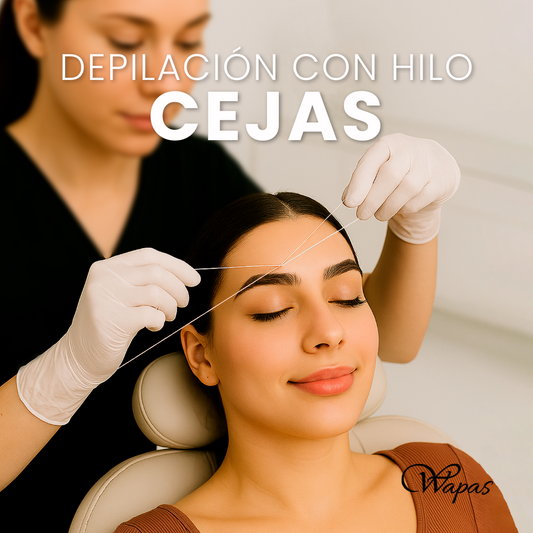 Depilación de cejas con Hilo