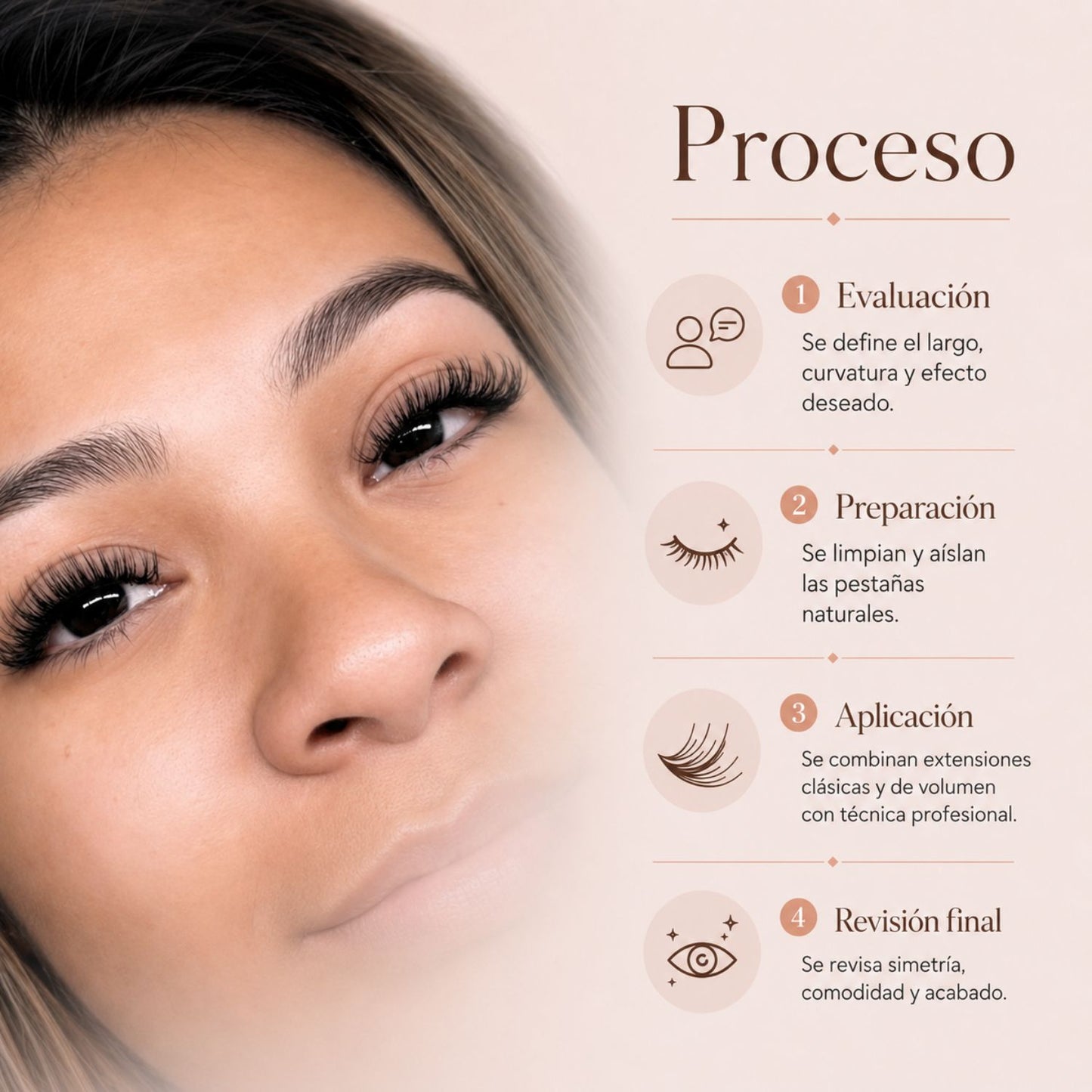 Extensiones de Pestañas Híbridas en San Isidro | Wapas