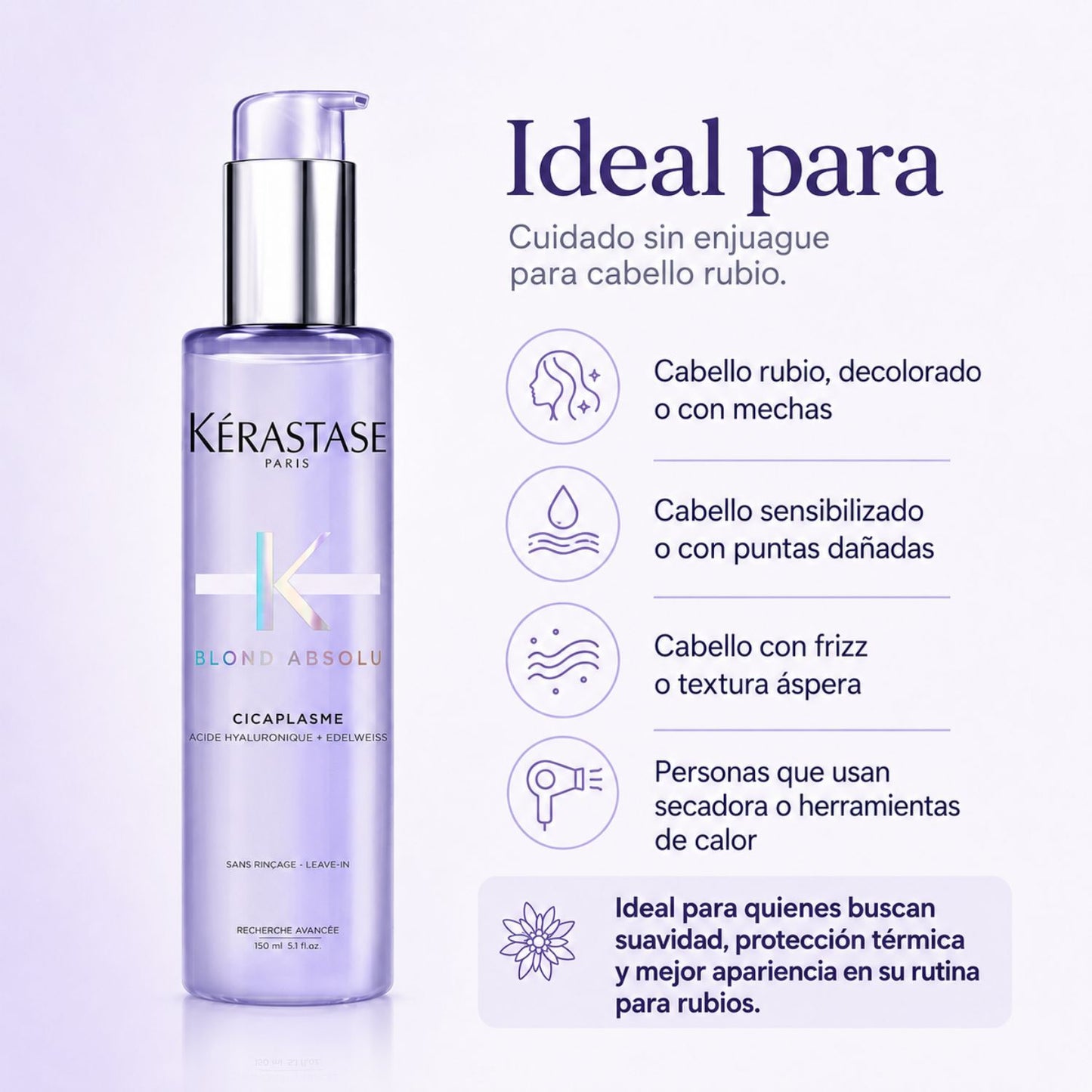 Pack Kérastase Blond Absolu Línea Completa - Kérastase Blond Absolu Cicaplasme 150 ml