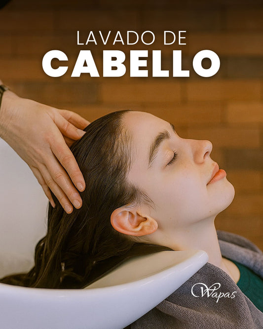 Lavado de cabello desde