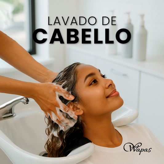 Lavado de cabello desde