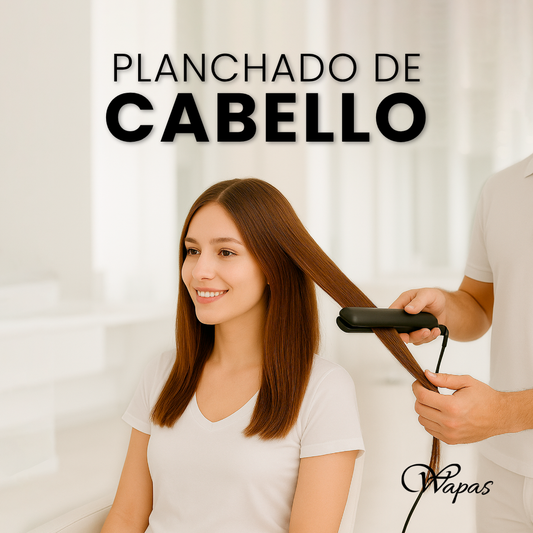 Planchado de cabello desde