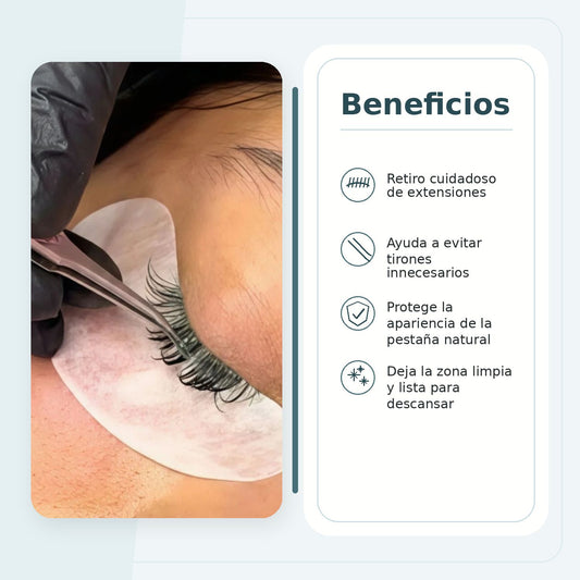 Retiro de extensiones de pestañas en San Isidro | Wapas