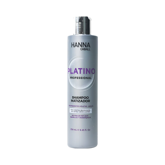 Hanna Caball Shampoo Platino Matizador 400 ml - Hanna Caball - producto disponible en Wapas San Isidro