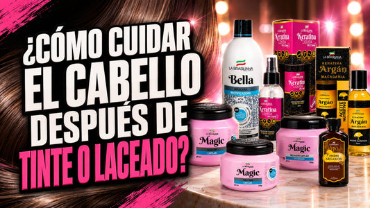 ¿Cómo cuidar el cabello después de un tinte, laceado o decoloración?