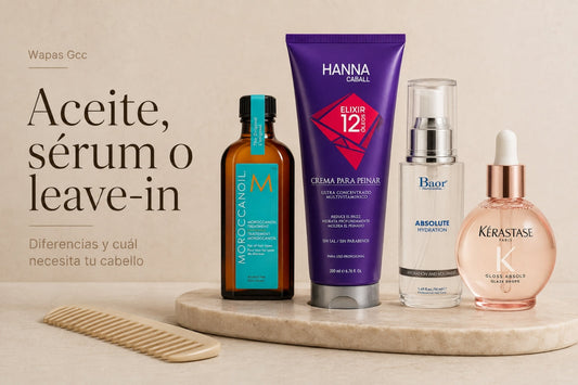 Aceite, sérum o leave-in: diferencias y cuál necesita tu cabello