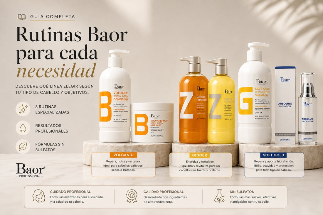 BAOR Soft Gold, Ginger o Volcanic Mud: qué línea elegir