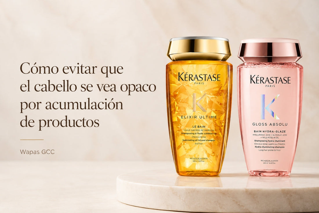 Cómo evitar que el cabello se vea opaco por acumulación de productos