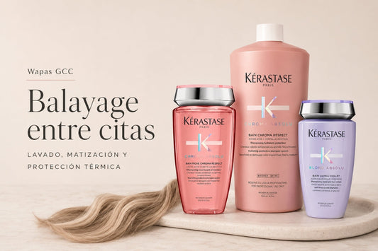 Cómo mantener un balayage entre citas: lavado, matización y protección térmica
