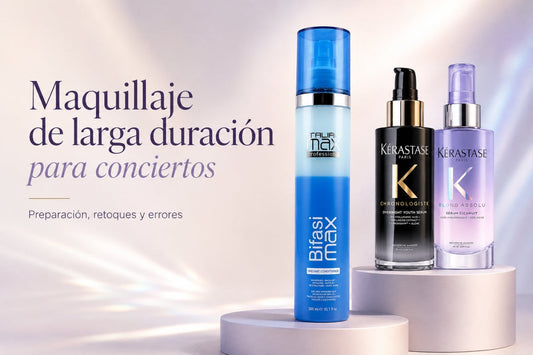 Maquillaje de larga duración para conciertos: preparación, retoques y errores