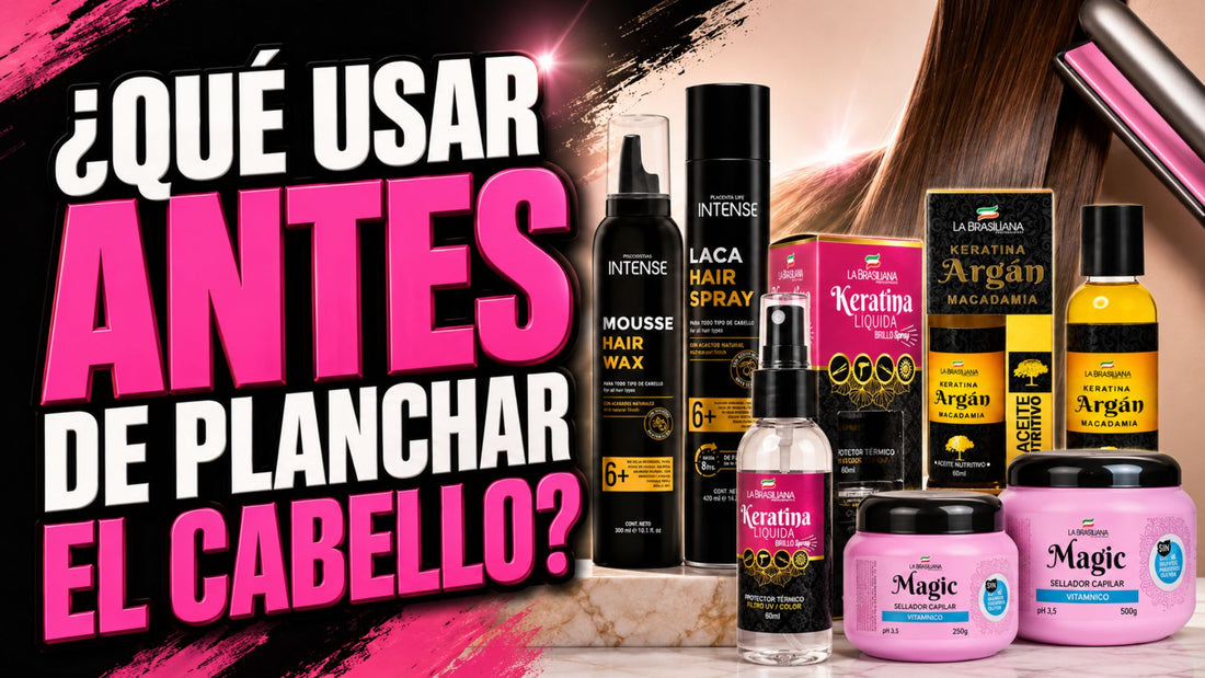 ¿Qué usar antes de planchar el cabello? Guía para protegerlo del calor y controlar el frizz