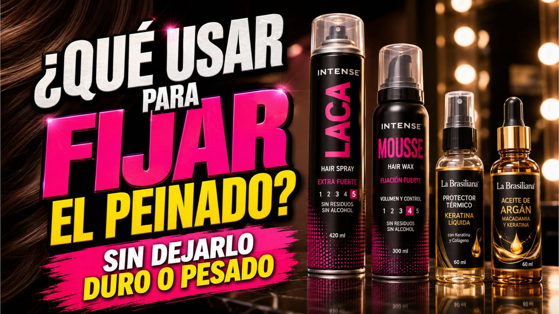 ¿Qué usar para fijar el peinado sin dejar el cabello duro o pesado?