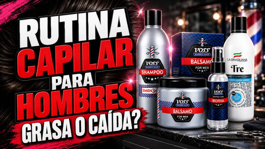 Rutina capilar para hombres: qué usar si tienes grasa, caída o cabello débil