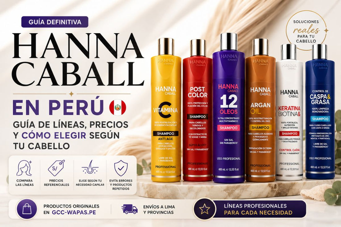 Hanna Caball en Perú: guía de líneas, precios y cómo elegir según tu cabello