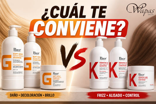 Soft Gold vs Keratin Care: diferencias reales y cuál te conviene