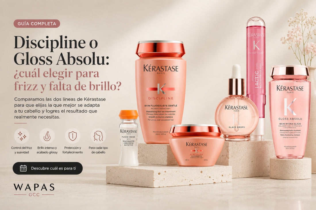 Kérastase Discipline o Gloss Absolu: cuál elegir para frizz y falta de brillo