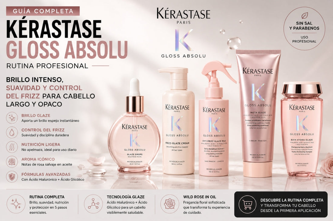 Kérastase Gloss Absolu: rutina para brillo, suavidad y control del frizz