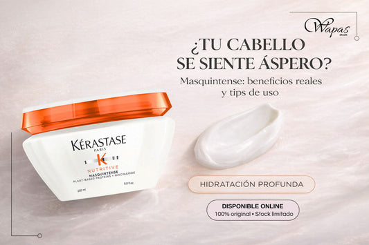 ¿Tu cabello se siente áspero? Masquintense: beneficios reales y tips de uso
