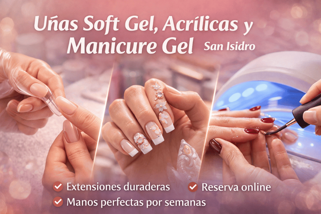 Uñas soft gel, uñas acrílicas y manicure gel en San Isidro: precio desde, duración y cuál elegir