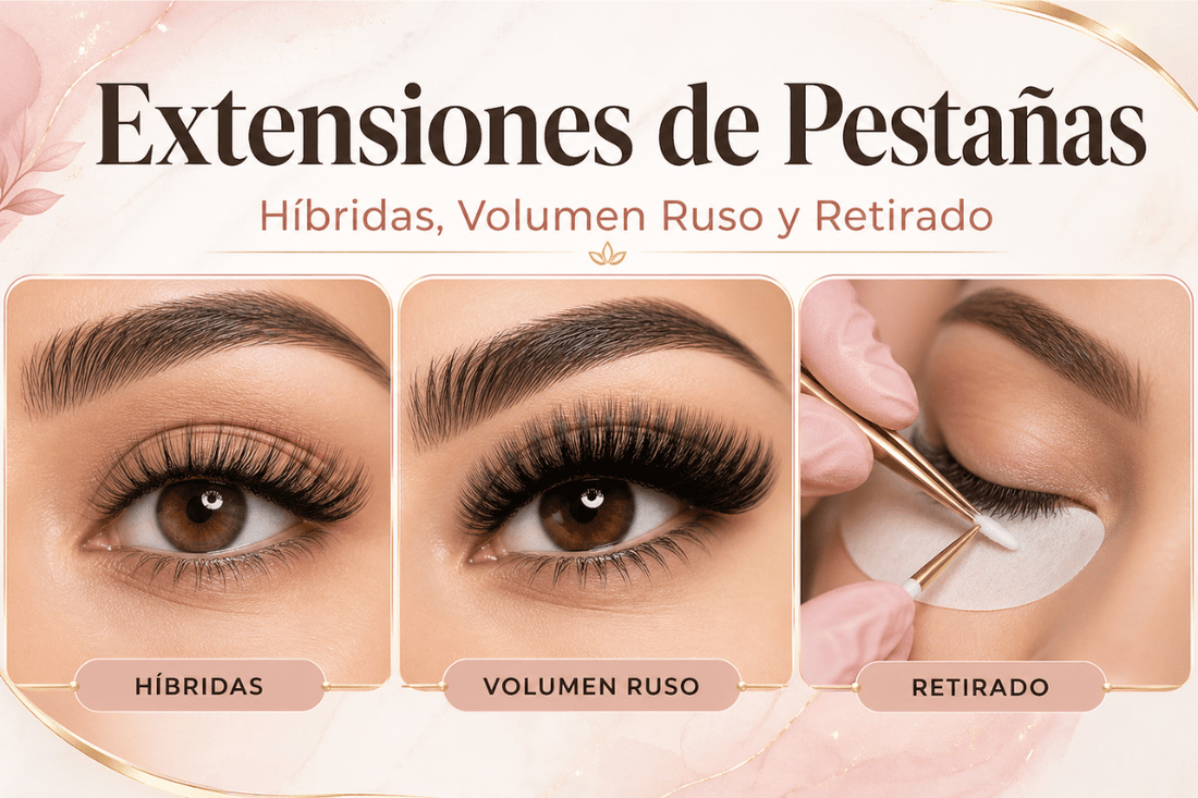 Extensiones Híbridas, Volumen Ruso y Retirado de Extensiones: guía completa para elegir bien