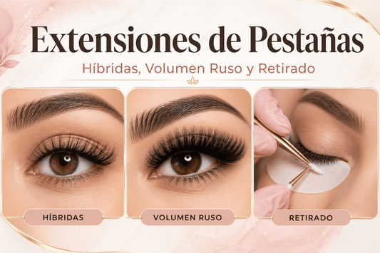 Extensiones Híbridas, Volumen Ruso y Retirado de Extensiones: guía completa para elegir bien