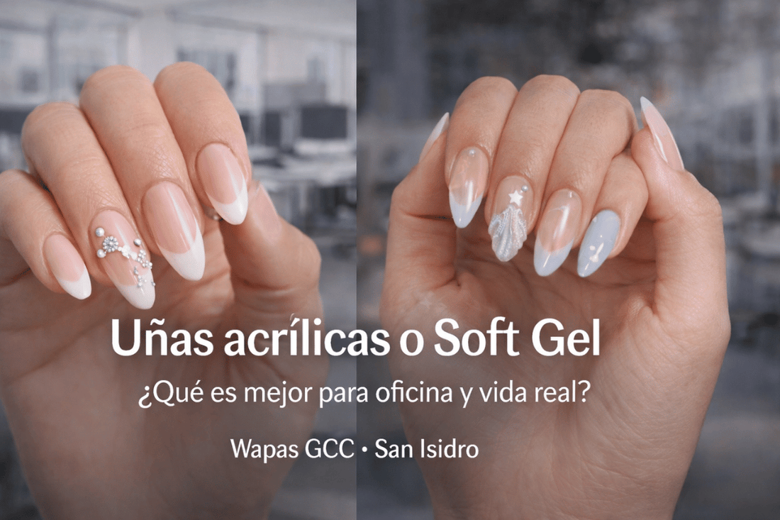 Uñas acrílicas o soft gel: ¿qué es mejor para oficina y vida real?