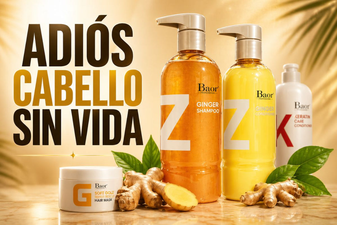 BAOR Ginger: para quién es y cómo usarlo si notas cabello fino, débil o sin vida