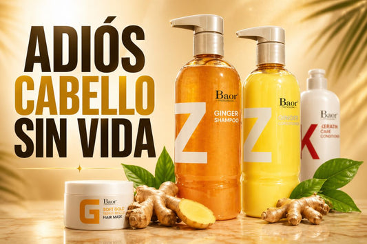 BAOR Ginger: para quién es y cómo usarlo si notas cabello fino, débil o sin vida