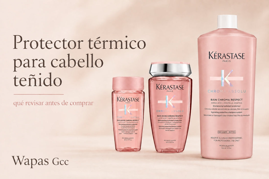 Protector térmico para cabello teñido: qué revisar antes de comprar