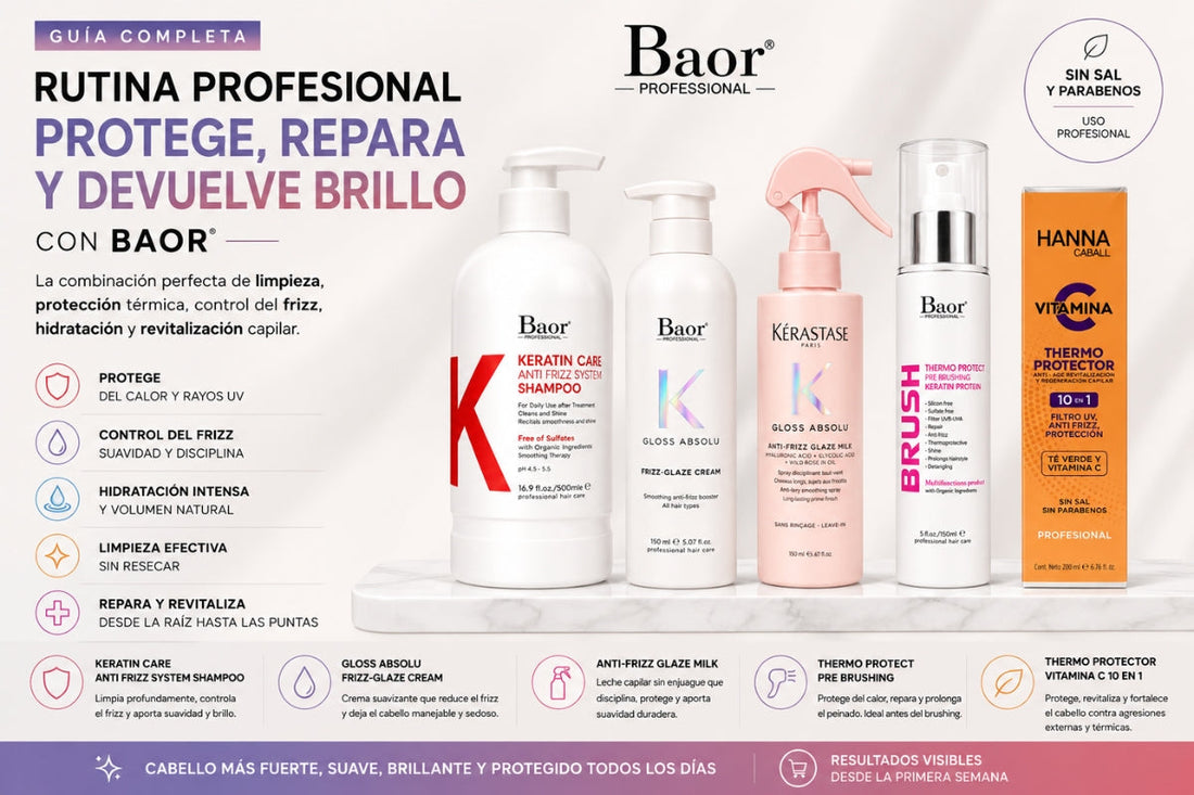 Protector térmico para el cabello: cómo usarlo antes de secadora o plancha