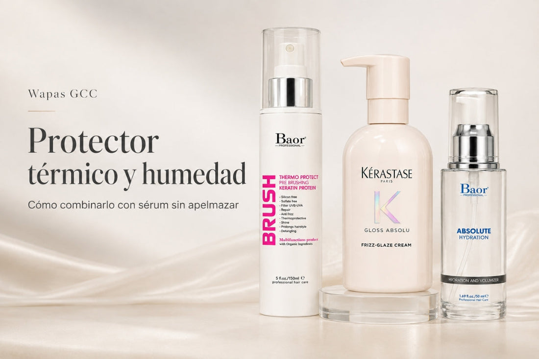 Protector térmico y humedad: cómo combinarlo con sérum sin apelmazar
