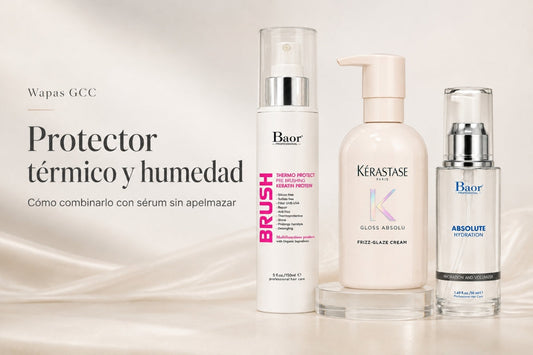 Protector térmico y humedad: cómo combinarlo con sérum sin apelmazar