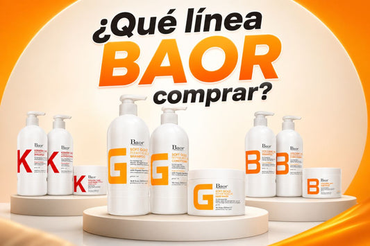 Qué línea BAOR comprar según tu problema capilar: Soft Gold, Volcanic Mud, Keratin Care o Ginger
