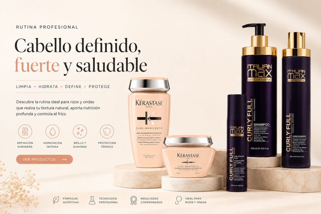 Rutina para cabello rizado u ondulado: limpieza, hidratación y definición
