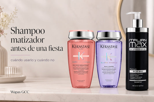 Shampoo matizador antes de una fiesta: cuándo usarlo y cuándo no
