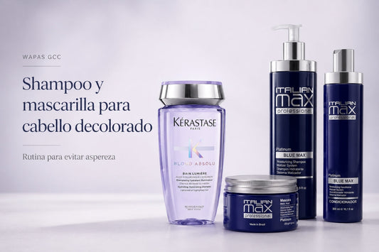 Shampoo y mascarilla para cabello decolorado: rutina para evitar aspereza